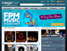 Tablet Screenshot of megatrax.com